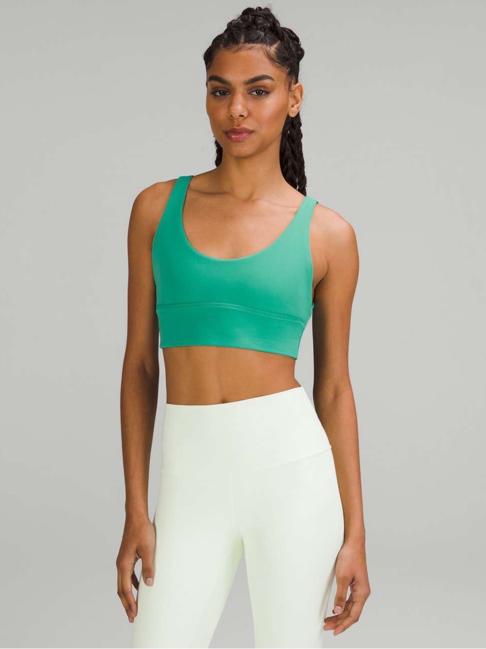 lululemon Align Bra Light Support A/B Maldives Green Size 8 Nulu